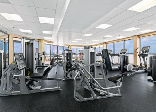 Penthouse 24-Hour Fitness Center at Park at Pentagon Row, Arlington, VA, 22202