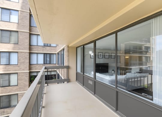 Exceptionally Large Balconies and Outdoor Spaces at Crystal Square, Arlington, 22202