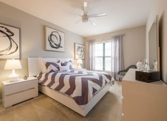 Plush carpet in bedrooms at The Cosmopolitan at Lorton Station, Lorton