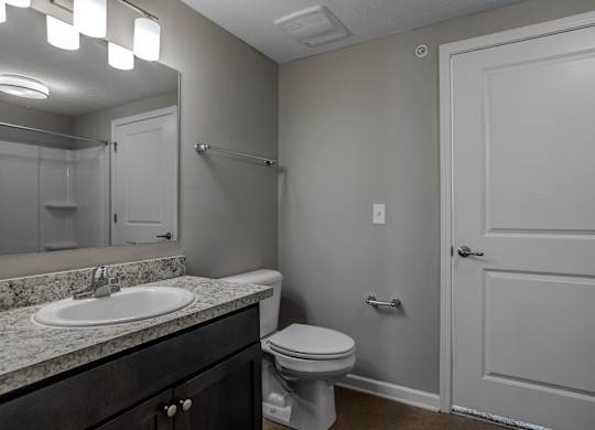 Spa Inspired Bathroom at The Residences at Akita Lane, Canal Winchester Ohio