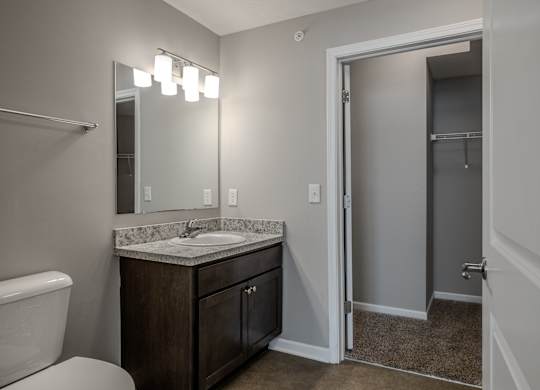 Bathroom With Storage Area at The Residences at Akita Lane, Canal Winchester