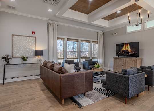 Community Room With TV at The Residences at Akita Lane, Ohio