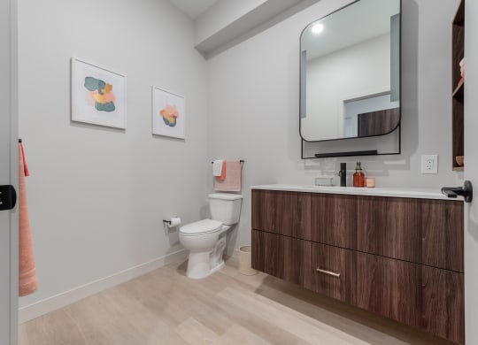 Large Bathroom at TREO apartments , Cleveland, 44116
