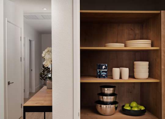 Pantry storage at Otonomus Las Vegas