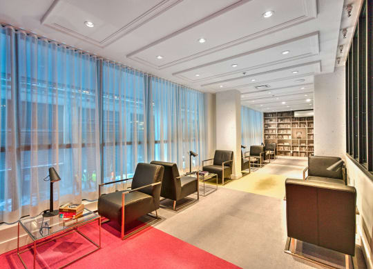 Study area with chairs