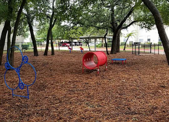 Dog park at Monterey Ranch, Austin, 78749