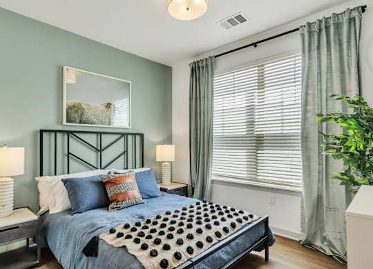 a bedroom at Apex apartments in Colorado Springs, CO