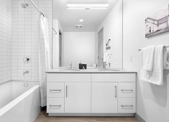 Luxurious Bathroom at Raymond Block, Alberta, T6E 3R7