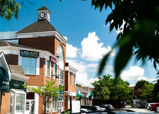 a building with a clock tower on the top of it