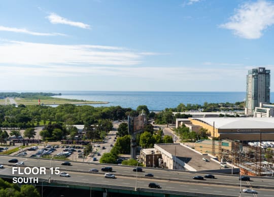 South view of lake ontario from liberty house floor 15