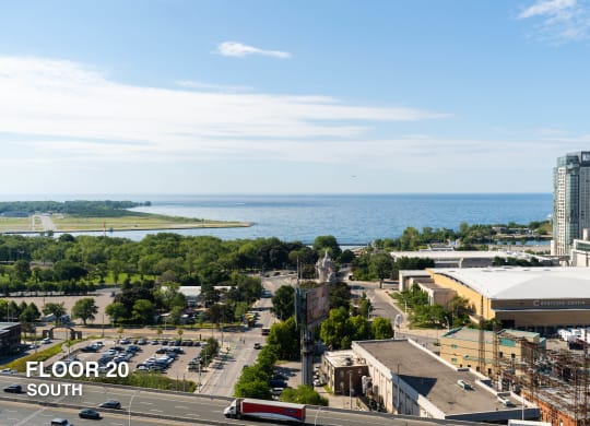 20th floor view from liberty house of lake ontario