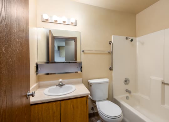 Modern Bathroom at Altamont Apartments, Rohnert Park, CA