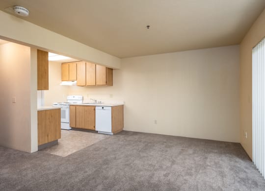 Vacant Living Area at Altamont Apartments, California, 94928
