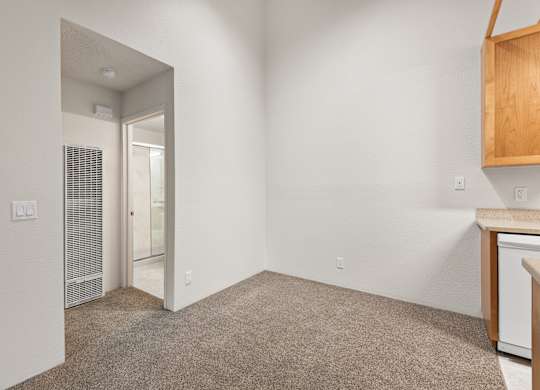 Hallway of Upstairs Unit with Upgraded Amenities