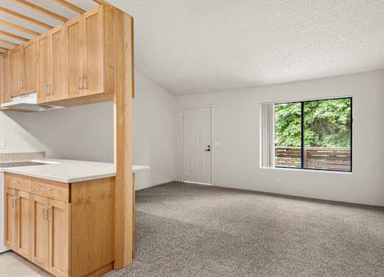 Living Room of  Upstairs Unit with Upgraded  Amenities