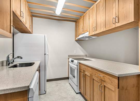 Kitchen of Upstairs Unit with Upgraded Amenities
