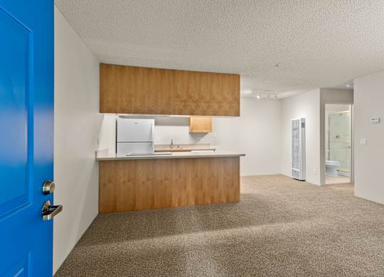 Living Room of Downstairs Unit with Upgraded Amenities