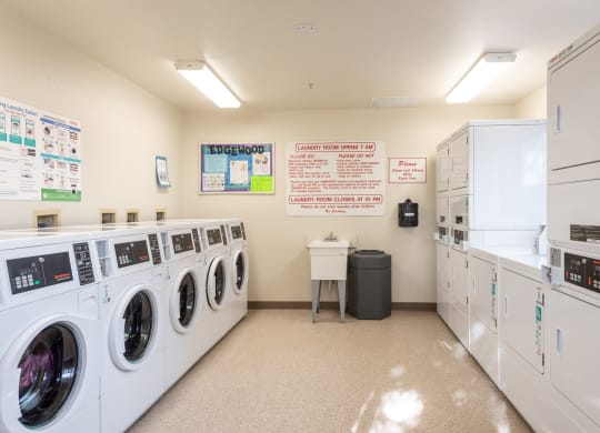 Laundry Room at Edgewood Apartments, Rohnert Park, California