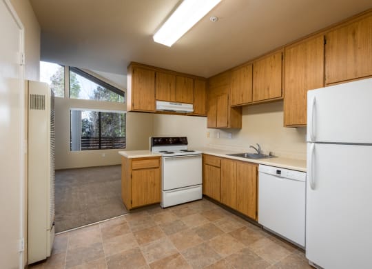 Kitchen at Edgewood Apartments, Rohnert Park, California