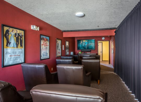 Private Movie Theatre at Altamont Apartments, Rohnert Park, California