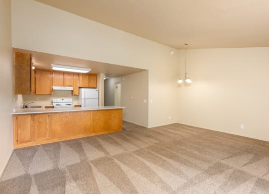 Kitchen and living room at Deer Path LLC, Santa Rosa, 95407