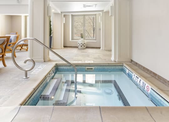 a swimming pool in a lobby of a hotel  at HIGHGROVE, Stamford