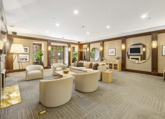 a large living room with couches and chairs at HIGHGROVE, Stamford