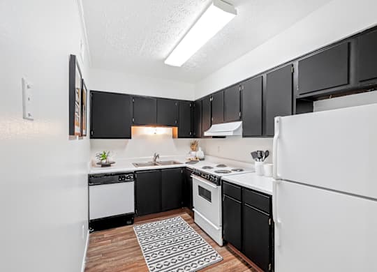 Spacious Kitchen at Wood Creek Apartments, Indiana, 46835