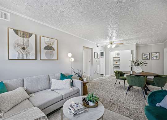 Main Living Room at Wood Creek Apartments, Fort Wayne, 46835