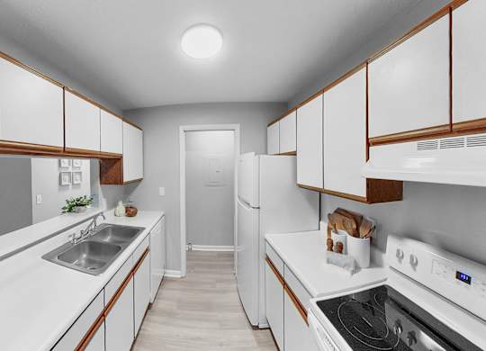 the preserve at ballantyne commons apartment kitchen