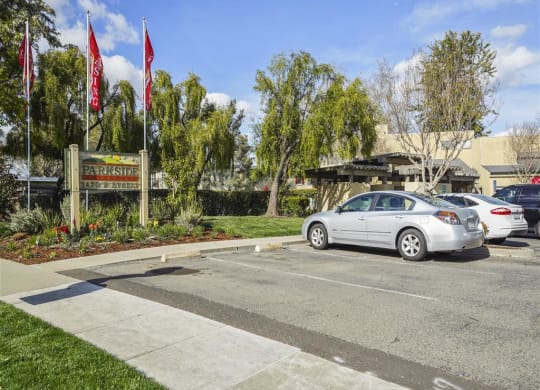 parking at Parkside Apartments, Davis, CA
