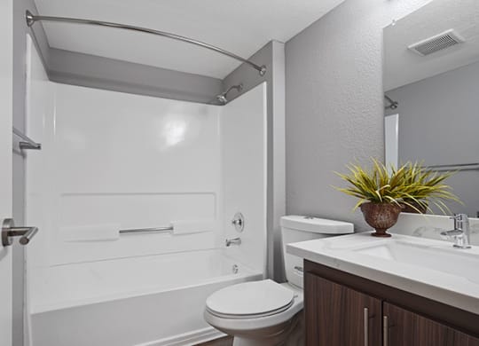 Remodeled Bathroom at Clayton Creek Apartments