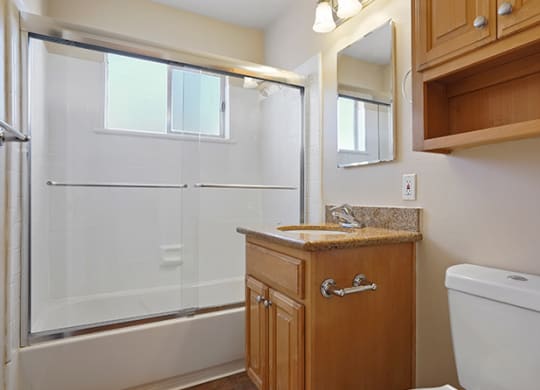 Bright Bathroom at Colonial Garden Apartments, San Mateo, CA, 94401