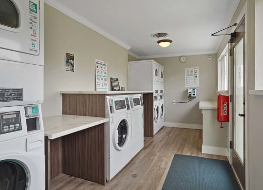 Modern Laundry Room at Fairmont Apartments, Pacifica, CA