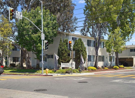 Grand Entrance at Colonial Garden Apartments, San Mateo