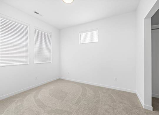 Carpeted Bedroom at Alante Homes at Spring Run, Idaho, 83607