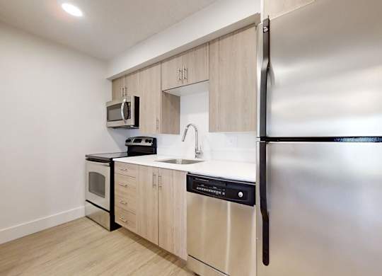 Kitchen Appliances at Avia Lofts at Maple Road, Amherst, 14221