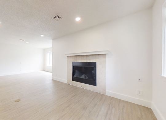 Warm Fireplace at Avia Lofts at Maple Road, Amherst, NY, New York