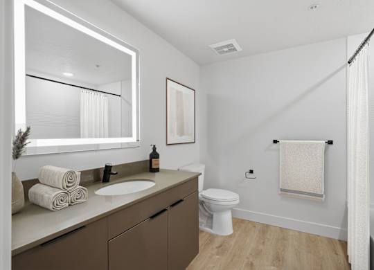Bathroom with Toilet at Brickside Heights, Millcreek
