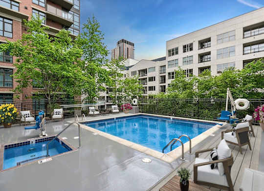 Swimming Pool at AVIA on Pike Street, Seattle, WA, 98101
