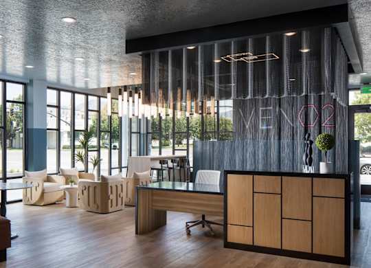 Lobby at SevenO2 Main Apartments, Salt Lake City, 84101