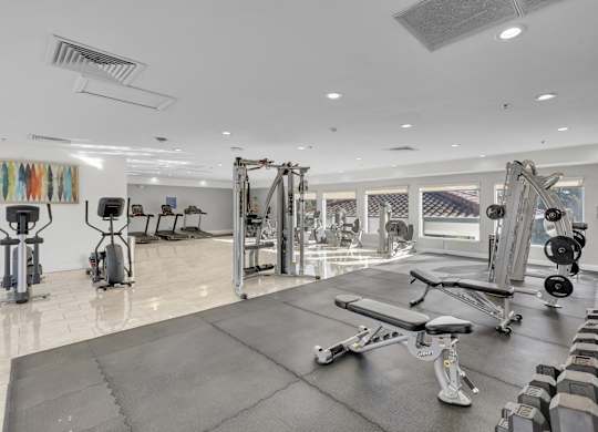 Gym at Avia Apartments at Reedy Creek, Kissimmee, Florida