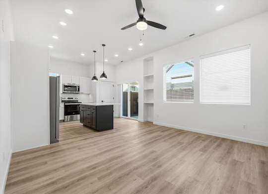 Bright and spacious kitchen at Alante Homes at Spring Run, Idaho, 83607