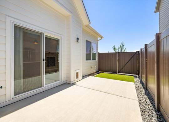 Backyard at Alante Homes at Spring Run, Caldwell, ID