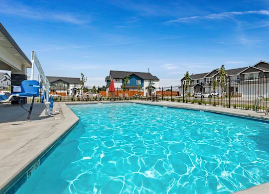 Pool View at Alante Homes at Lake Hazel, Boise, ID