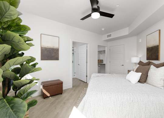 Bright bedroom at The Vue At Desert Color, St. George, UT, 84790