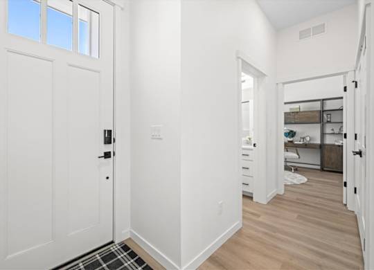 Hallway at Alante Homes at Spring Run, Idaho
