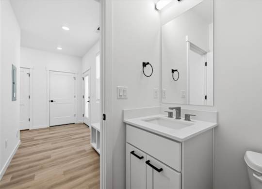 Bathroom with sink and faucet at Alante Homes at Spring Run, Caldwell