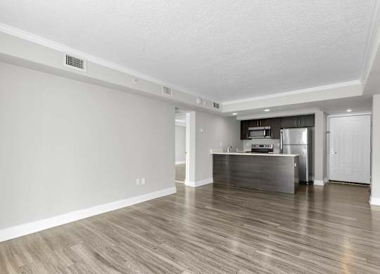 Spacious living room at Avia Apartments at Reedy Creek, Florida
