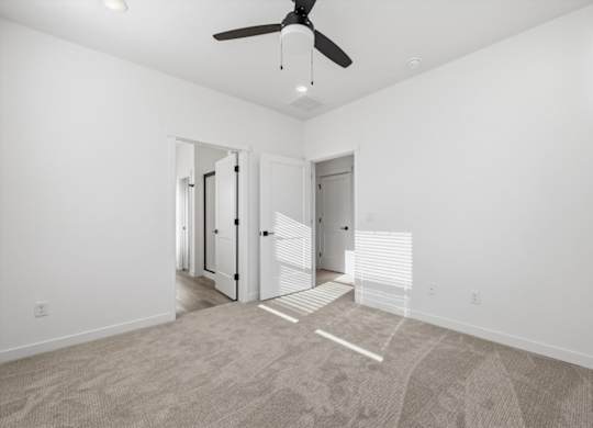 Room with a ceiling fan at Alante Homes at Spring Run, Idaho, 83607